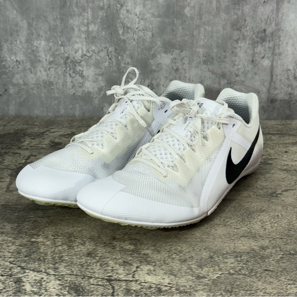 NEW Nike Zoom Rival Mutli Men 14 White Track & Field Shoes - Picture 1 of 14